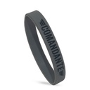 Comandante Wrist Band, 100% silicon, grey medium