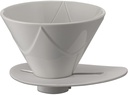 V60 One Pour Dripper Ceramic MUGEN - White