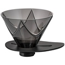 V60 One Pour Dripper MUGEN - Transparent Black