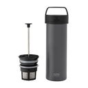 [5116C-18GR] P0 Ultralight Travel Coffee Press - Gunmetal Grey (Standard)