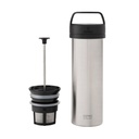 [5116C-BS] P0 Ultralight Travel Coffee Press - Brushed (Standard)