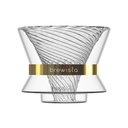 [BV4058TDG-EF4] Tornado Duo Double Wall Glass Dripper Size 2