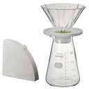 [CDB-3012-W] CHA CHA Dripper Bouquet Server Set