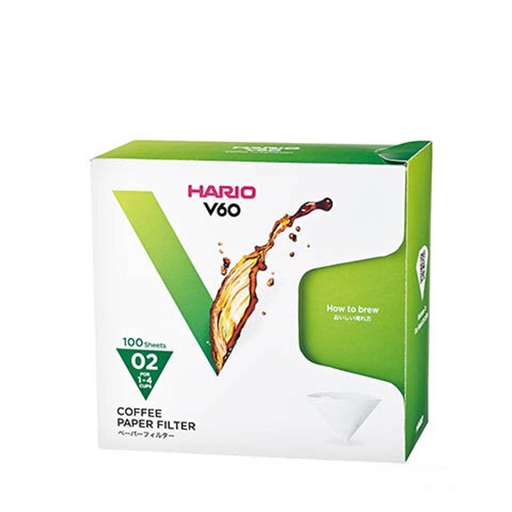 [VCF-02-100WK] Paper Filter V60 02 Box - White 100 Sheets