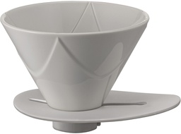 [VDMU-02-CW] V60 One Pour Dripper Ceramic MUGEN - White