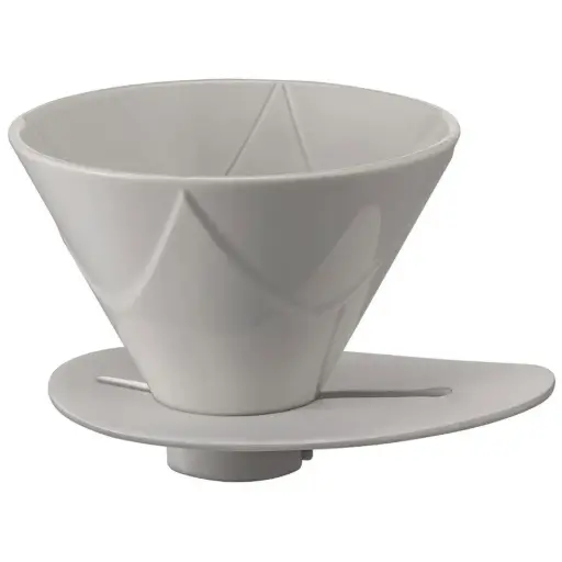 [VDMU-02-CW] V60 One Pour Dripper Ceramic MUGEN - White