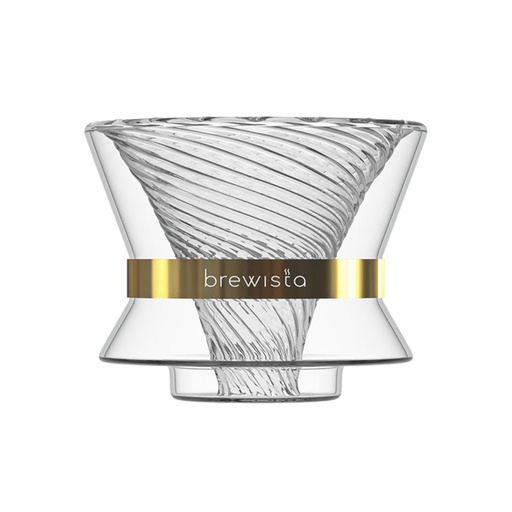 [BV4058TDG] Tornado Duo Double Wall Glass Dripper Size 1
