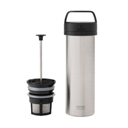 P0 Ultralight Travel Coffee Press - Brushed