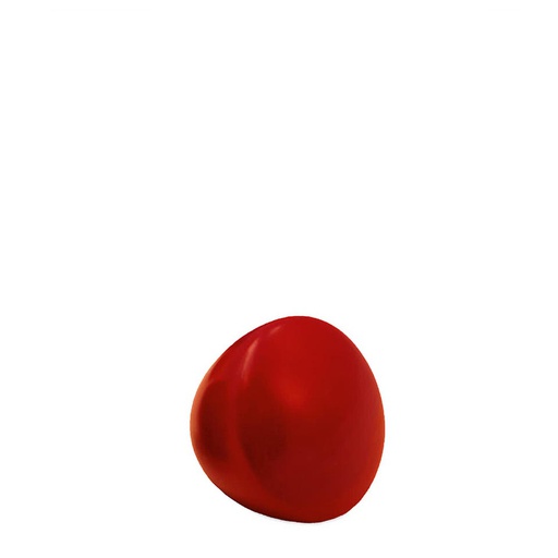 [3343] Wooden Knob Beech Wood Red ø 44mm