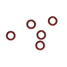 [1630] Red Silicone Ring (set of 5)