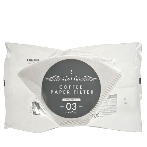 [PEF-03-100W] Pegasus Paper Filter 03 White - 100 Sheets
