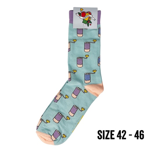 [3761] Comandante Socks - PASTEL - Size 42-46