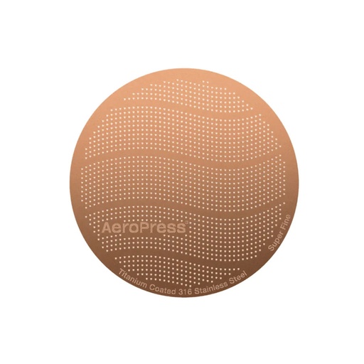 [81GMFCS] AeroPress Gold Tone Reusable Filter - Standard