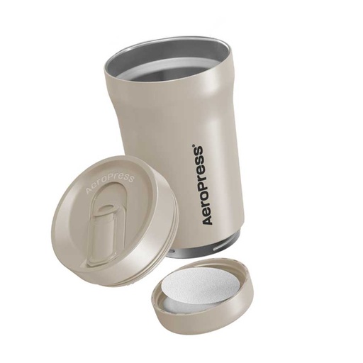 [15PMCR24] AeroPress Travel Coffee Tumbler - Cream 