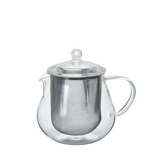 [CHC-45T] Heatproof Glass Leaf Teapot 450ml