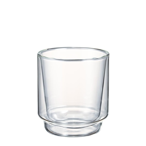 [MACC-370-T] Double-walled Matcha Cup 370ml - Clear