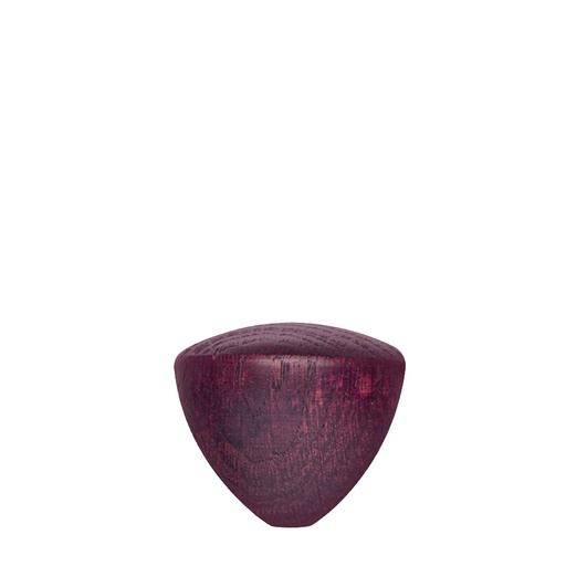 [4681] Wooden Knob Oak Deep Purple ø 44mm
