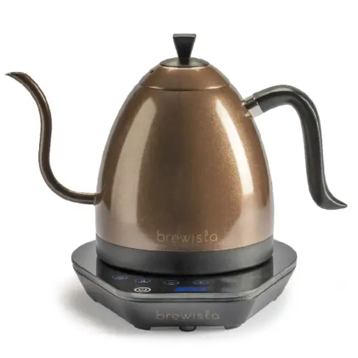 [BA10VKVDE-Brown] Brewista Artisan 1.0L Gooseneck Variable Kettle- Shimmer (Light Brown) WOC Brussels