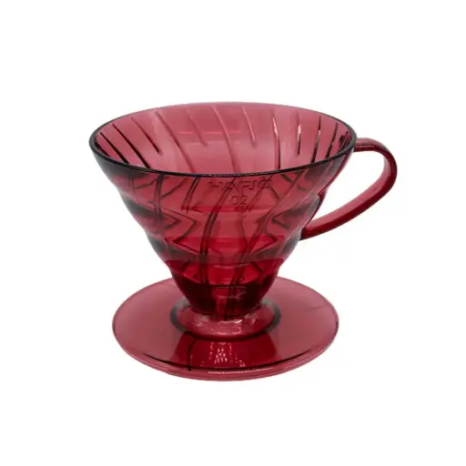 [VDR-02-JMR] V60 20th Year Anniversary Coffee Dripper 02 - Momiji Red
