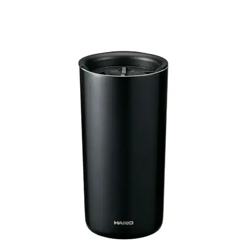 [CTF-350-B] Double-Walled Tumbler with Ceramic Coating 350ml - Black