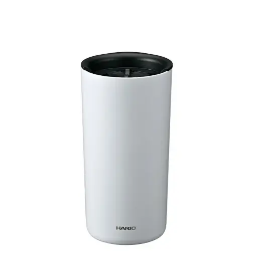 [CTF-350-W] Double-Walled Tumbler with Ceramic Coating 350ml - White